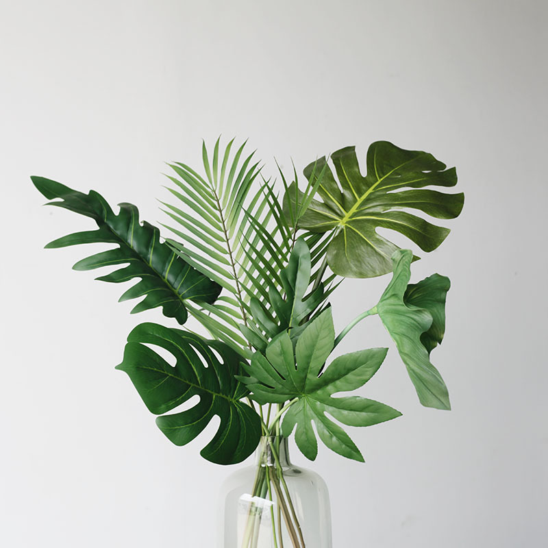 Monstera Adansonii - 59 سنتيمتر أوراق السلحفاة نبات اصطناعي