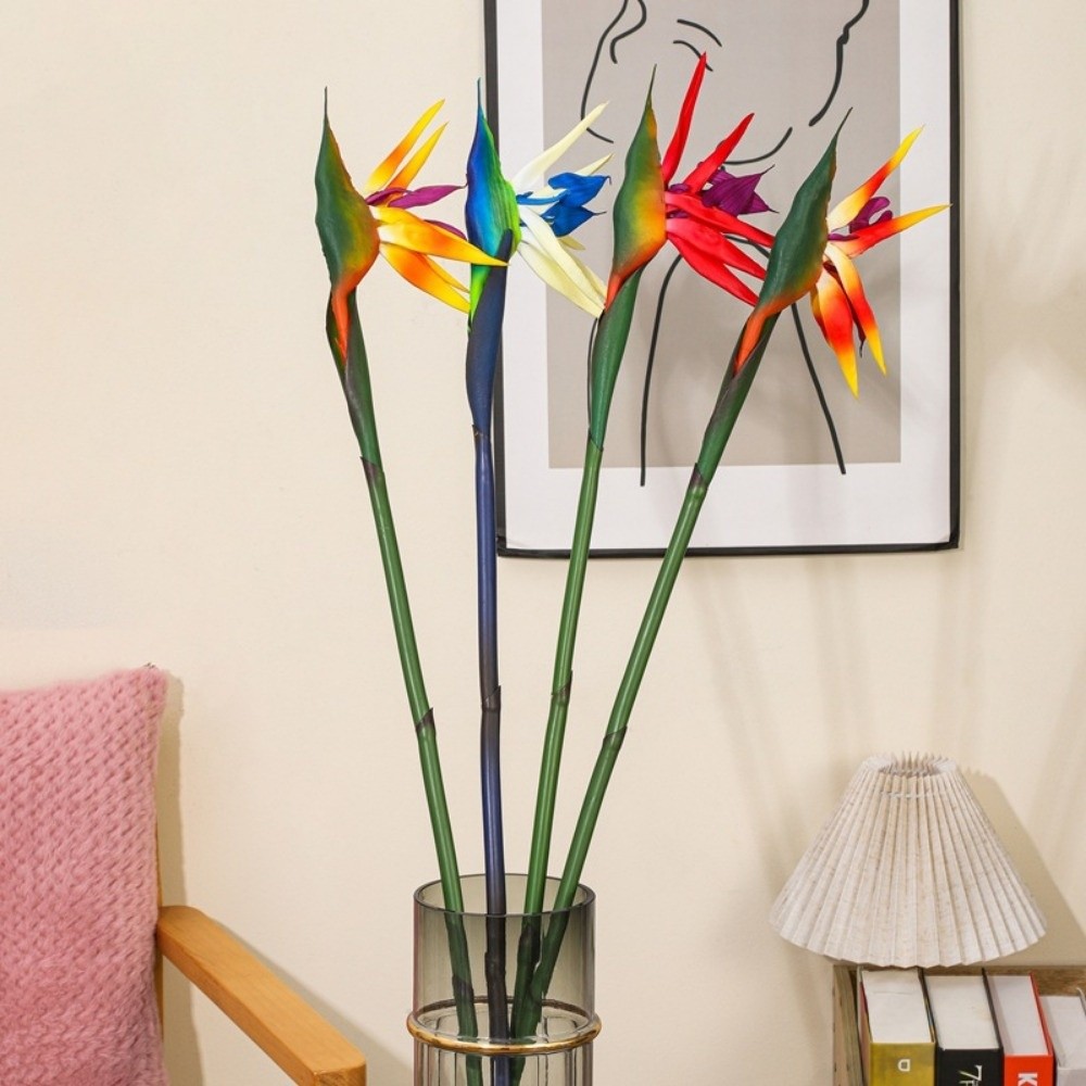 زهور ستريليتزيا اصطناعية طويلة - مراجعة Bird Paradise Strelitzia وسعره
