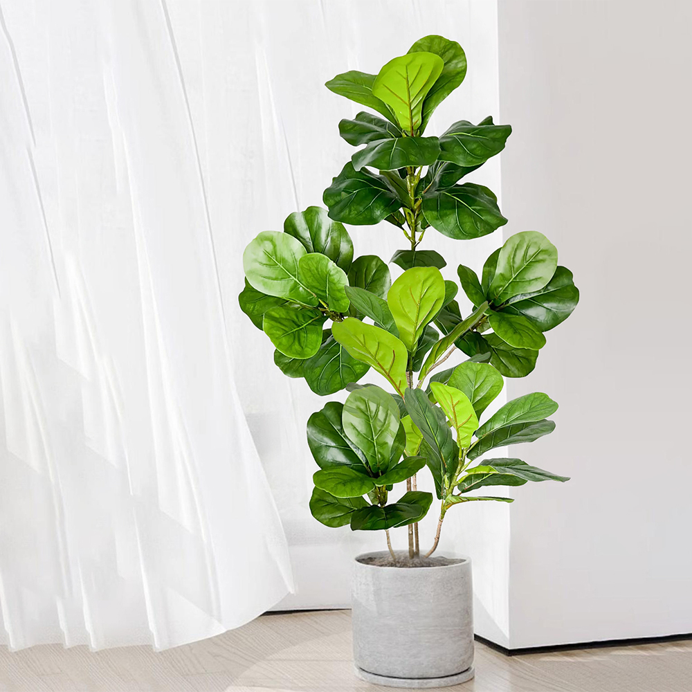 نباتات اصطناعية كبيرة بطول 70- - مراجعة Ficus Lyrata Tree وسعره