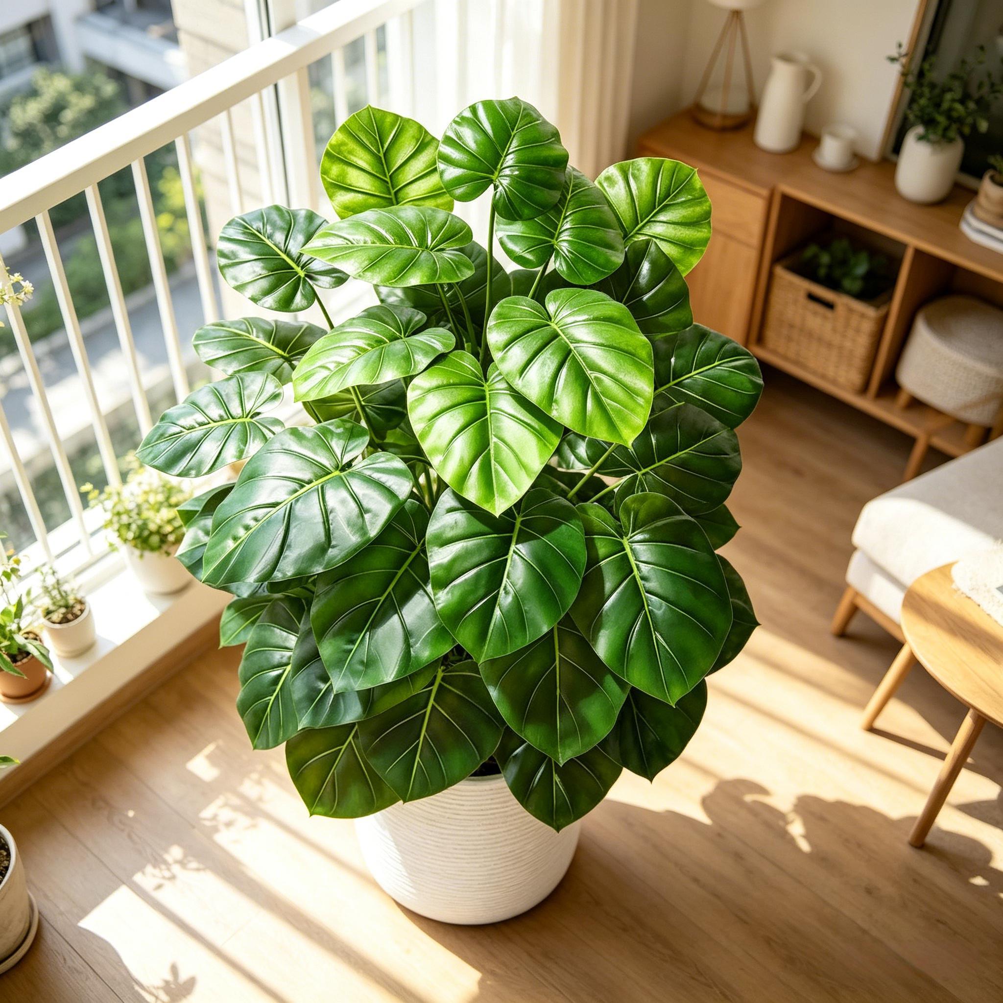 شجرة نخيل اصطناعية واقعية بطول - مراجعة Monstera Adansonii وسعره