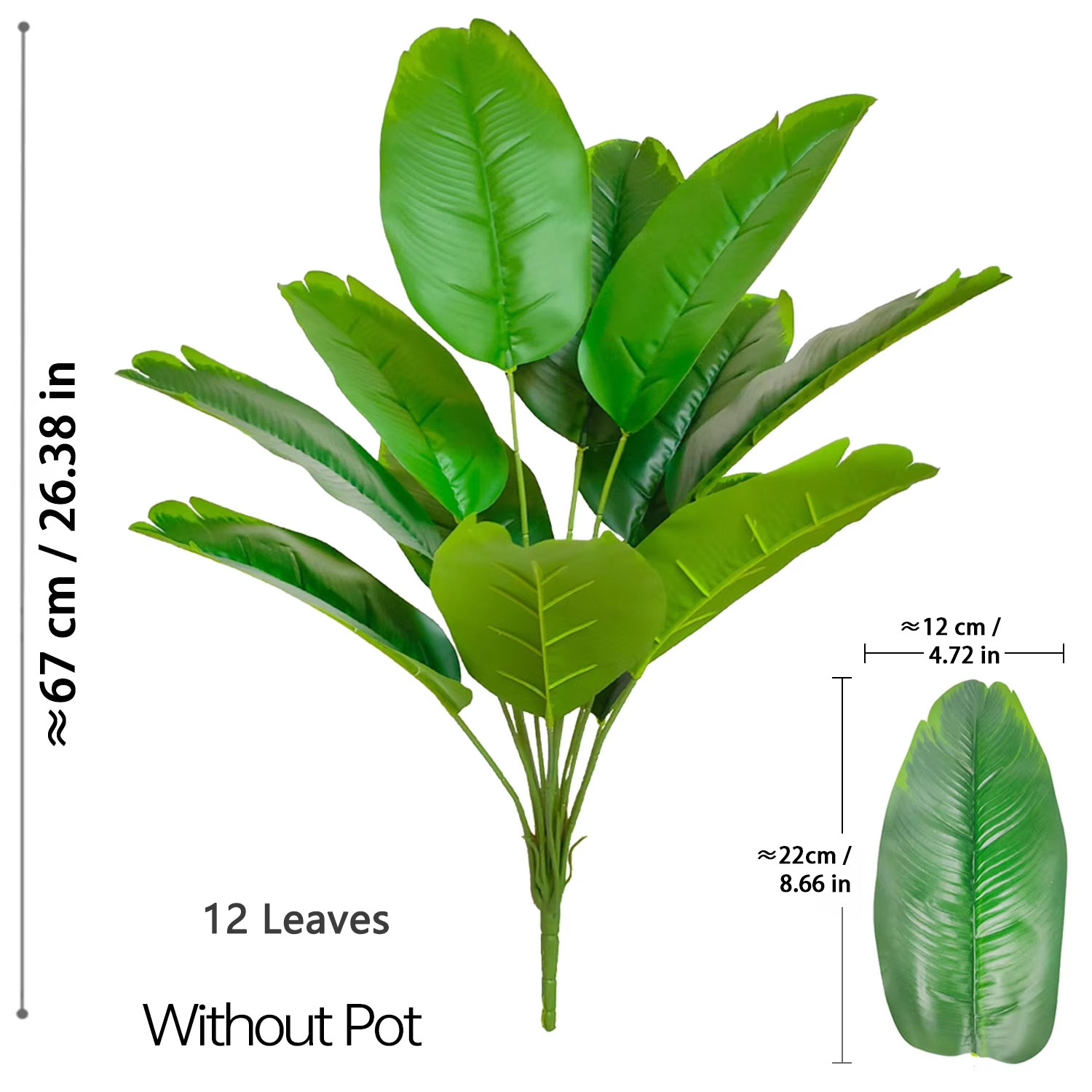نباتات صناعية بطول 67-112 سم،  - مراجعة Monstera Adansonii وسعره